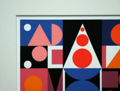 Auguste HERBIN (d’après) - Fer Acier, 1955 - Sérigraphie en couleurs 2