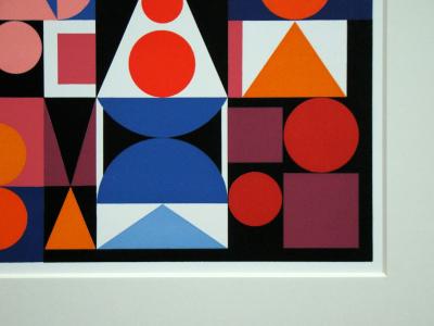 Auguste HERBIN (d’après) - Fer Acier, 1955 - Sérigraphie en couleurs 2