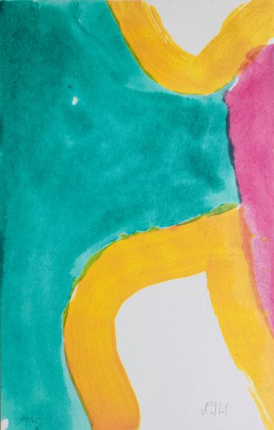 Claude VIALLAT - Sans-titre, 2020, Lithographie originale signée 2