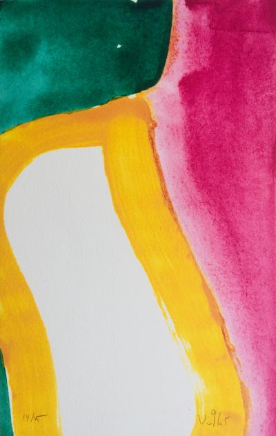 Claude VIALLAT - Sans-titre, 2020, Lithographie originale signée 2