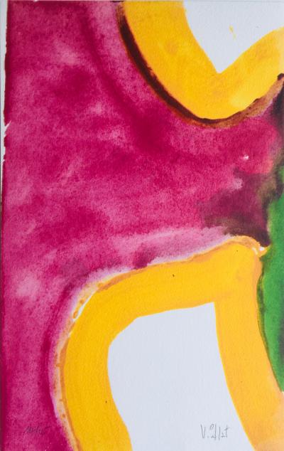 Claude VIALLAT - Sans-titre, 2020, Lithographie originale signée 2