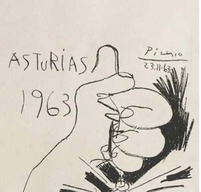 Pablo Picasso - Asturias - lithographie originale signée 2