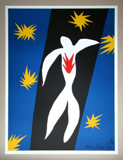 Henri MATISSE (nachher) - La Chute d'Icare, 1988 - Serigraphie signiert und nummeriert 2