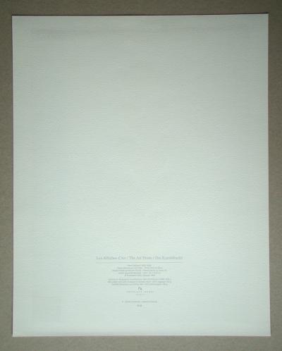 Henri MATISSE (d’après) - Palme blanche sur fond bleu, 1994 - Sérigraphie signée 2