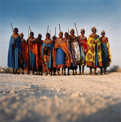 Nadia Ferroukhi - Kenya - Les Samburu & Turkana - Mont Kenya. 2007 - Tirage fine art encadré en caisse américaine 2
