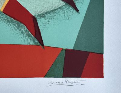 Max Papart (1911-1994) - Le Trapéziste, 1985 - Lithographie originale signée au crayon 2