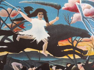 Henri Rousseau (d’après) - Le Douanier Rousseau, Guerre - Lithographie 2