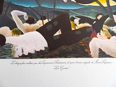 Henri Rousseau (d’après) - Le Douanier Rousseau, Guerre - Lithographie 2