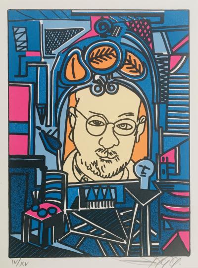Gudmundur ERRO - Henri Matisse, 1994 - Sérigraphie originale signée 2