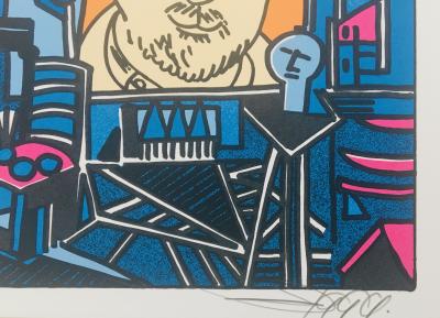 Gudmundur ERRO - Henri Matisse, 1994 - Sérigraphie originale signée 2