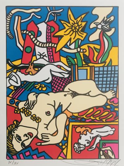 Gudmundur ERRO - Léger et Matisse, 1994 - Sérigraphie originale signée 2