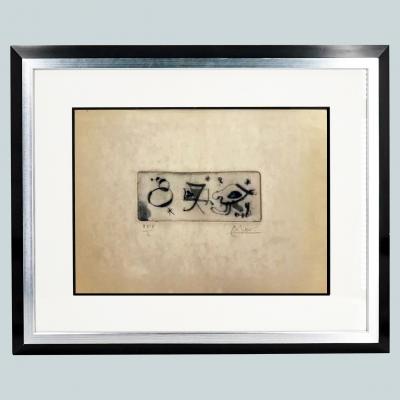 Joan Miró - Grabado Antiguo, 1960 - Edición limitada Firmada 2