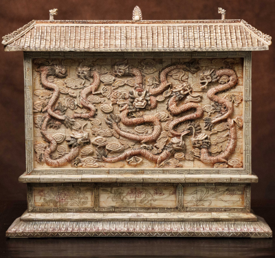Le temple des neuf dragons, Chine - Os de bovin 2