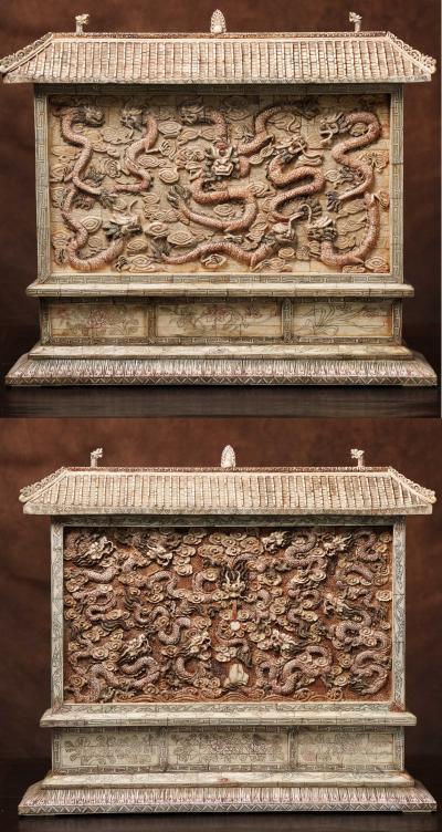Le temple des neuf dragons, Chine - Os de bovin 2
