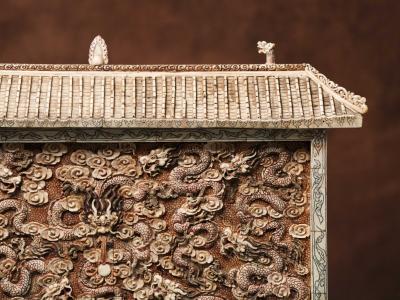 Le temple des neuf dragons, Chine - Os de bovin 2