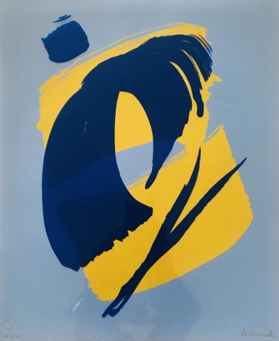 Gérard SCHNEIDER - Sans-titre, 1978 - Sérigraphie originale signée 2