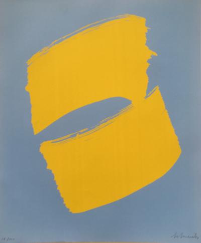 Gérard SCHNEIDER - Sans-titre, 1978 - Sérigraphie originale signée 2