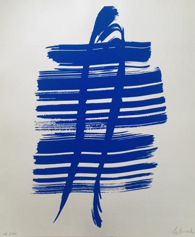 Gérard SCHNEIDER - Sans-titre, 1978 - Sérigraphie originale signée 2