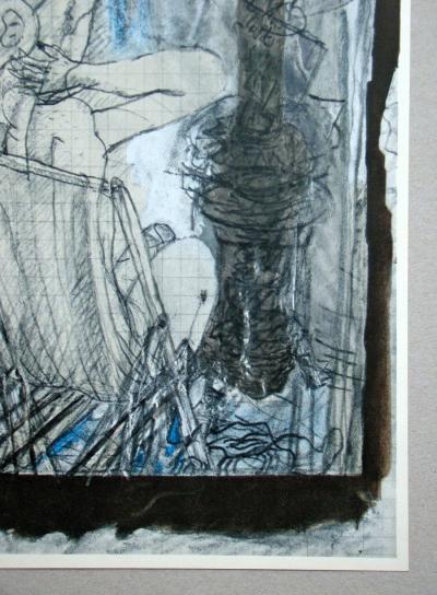 Georges BRAQUE ( d’après ) - Femme assise, 1955 - Lithographie 2