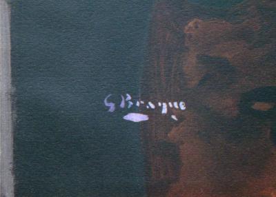 Georges BRAQUE ( d’après ) - Vase De Fleures Jaunes, 1955 - Lithographie signée 2