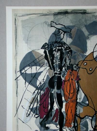 Georges BRAQUE ( after ) - Le Torero noir, 1955 - Lithograph 2