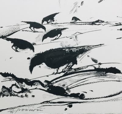 Vladimir VELICKOVIC - Les Noyers de l’Altenburg, 2003 - Lithographie originale signée 2