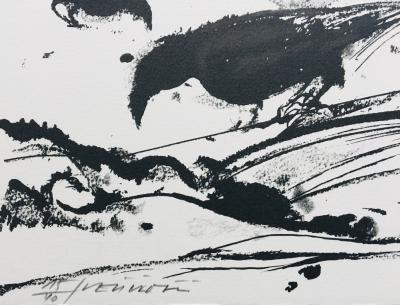 Vladimir VELICKOVIC - Les Noyers de l’Altenburg, 2003 - Lithographie originale signée 2