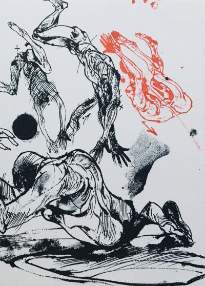 Vladimir VELICKOVIC - Les Noyers de l’Altenburg, 2003 - Lithographie originale signée 2