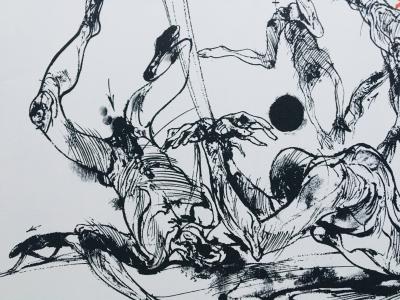 Vladimir VELICKOVIC - Les Noyers de l’Altenburg, 2003 - Lithographie originale signée 2