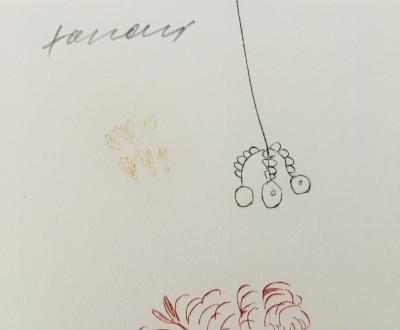 Alekos FASSIANOS - Serena I, 1989 - Pointe-sèche originale signée au crayon 2