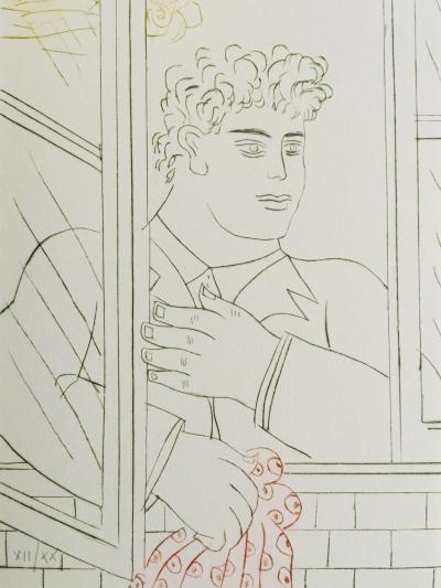 Alekos FASSIANOS - Serena VI, 1989 - Pointe-sèche originale signée au crayon 2