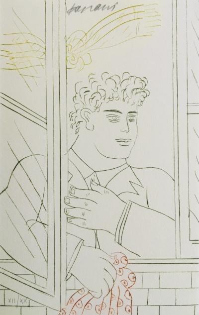 Alekos FASSIANOS - Serena VI, 1989 - Pointe-sèche originale signée au crayon 2