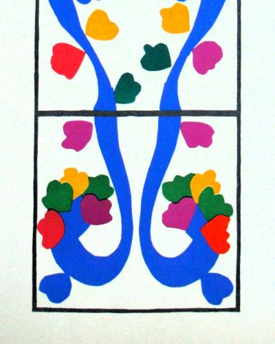 Henri MATISSE (d’après) - Vigne, 1958 - Lithographie en couleurs 2