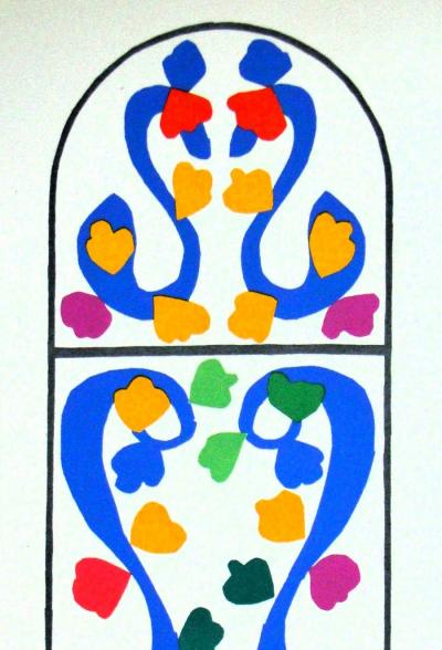 Henri MATISSE (d’après) - Vigne, 1958 - Lithographie en couleurs 2