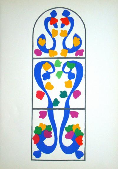 Henri MATISSE (after) - Vigne, 1958 - Lithograph in colors 2