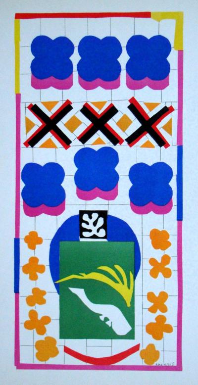 Henri MATISSE (d’après) - Poissons Chinois, 1958 - Lithographie signée et datée 2