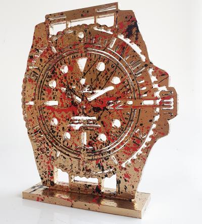 SPACO - Submariner Rolex, 2024 - Sculpture pop street art 2