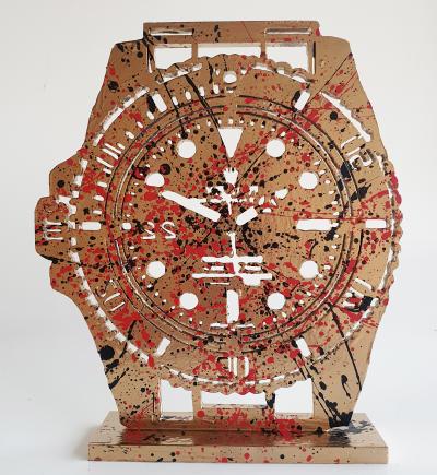 SPACO - Submariner Rolex, 2024 - Sculpture pop street art 2