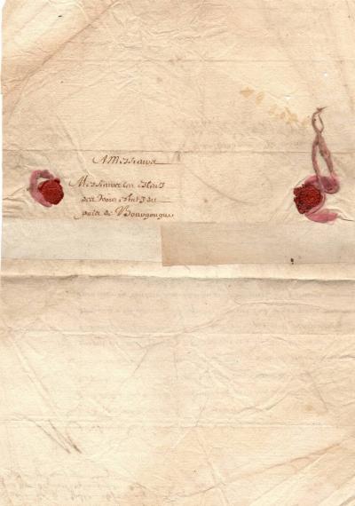 Henri II de Bourbon, prince de Condé. Pièce et lettre signées. 1636 et 1638 2