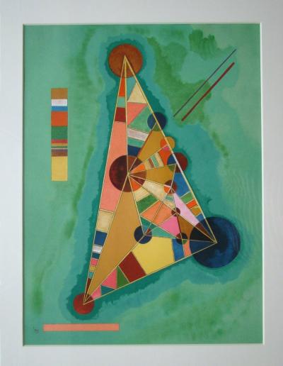 Vassily KANDINSKY ( d’après ) - Bauhaus de Dessau, 1965 - Lithographie encadrée 2