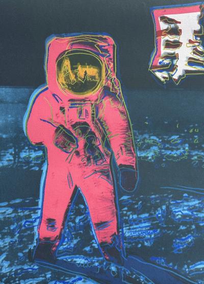 Andy Warhol – Moonwalk – Siebdruck, signiert in der Platte 2