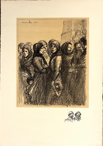 Theophile Alexandre Steinlen - La Guerre - Lithographie originale 2
