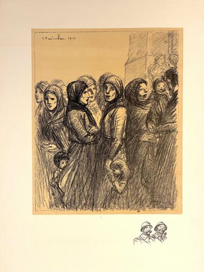Theophile Alexandre Steinlen - La Guerre - Lithographie originale 2