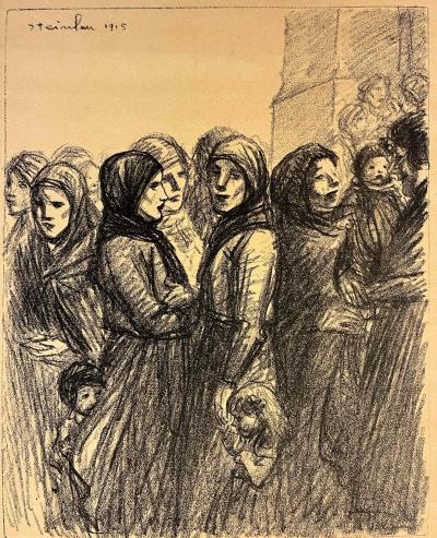 Theophile Alexandre Steinlen - La Guerre - Lithographie originale 2