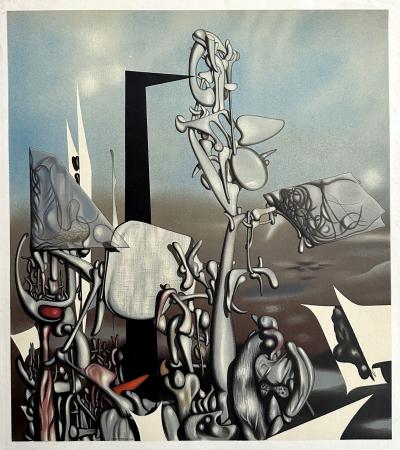 Yves Tanguy (1900-1955)  - Composition surréaliste, 1953 - Lithographie signée dans la planche 2