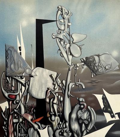 Yves Tanguy (1900-1955)  - Composition surréaliste, 1953 - Lithographie signée dans la planche 2