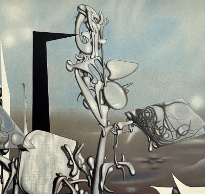 Yves Tanguy (1900-1955)  - Composition surréaliste, 1953 - Lithographie signée dans la planche 2