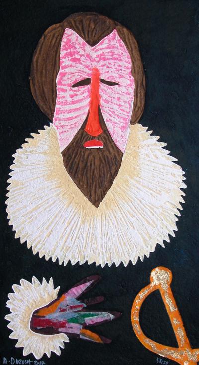 Hervé Di Rosa - Vélasquez - gravure originale, carborundum 2
