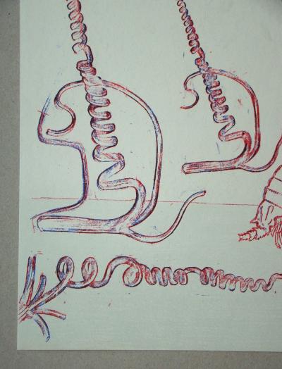 Max ERNST - Composition pour XXe Siècle, 1974 - Lithographie originale 2