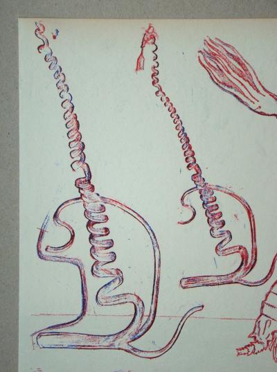 Max ERNST - Composition pour XXe Siècle, 1974 - Lithographie originale 2
